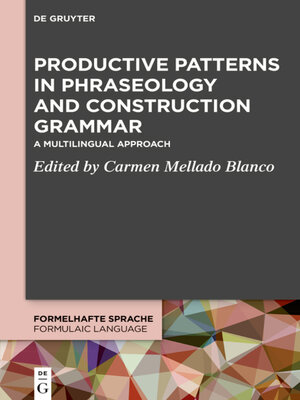 cover image of Productive Patterns in Phraseology and Construction Grammar